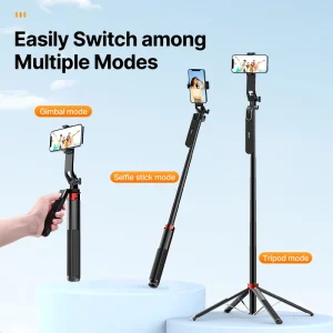 Selfie Stick Tripod for iPhone 16/15 Android Phone