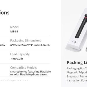 Magsafe Selfie Stick Tripod Stand IPhone 16 15