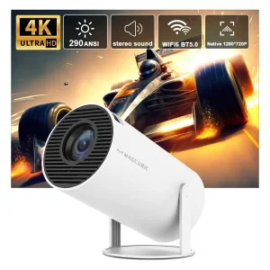 4K Android 11 Dual Wifi6 Home Cinema Outdoor Projetor