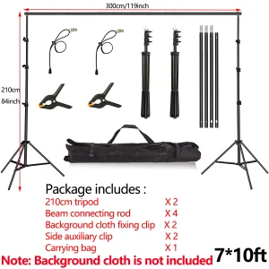 Backdrop Stand Photo Video Studio Background