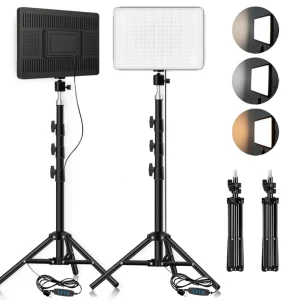 LED Video Lights  With Tripod for Shoot Live Streaming
