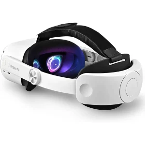 TRANSNOVO Adjustable Head Strap Compatible with Oculus Quest 2 and Meta Quest 2