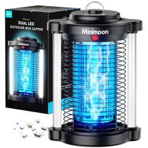 Minimoon Outdoor Bug/Mosquito Zapper with Insect Trap